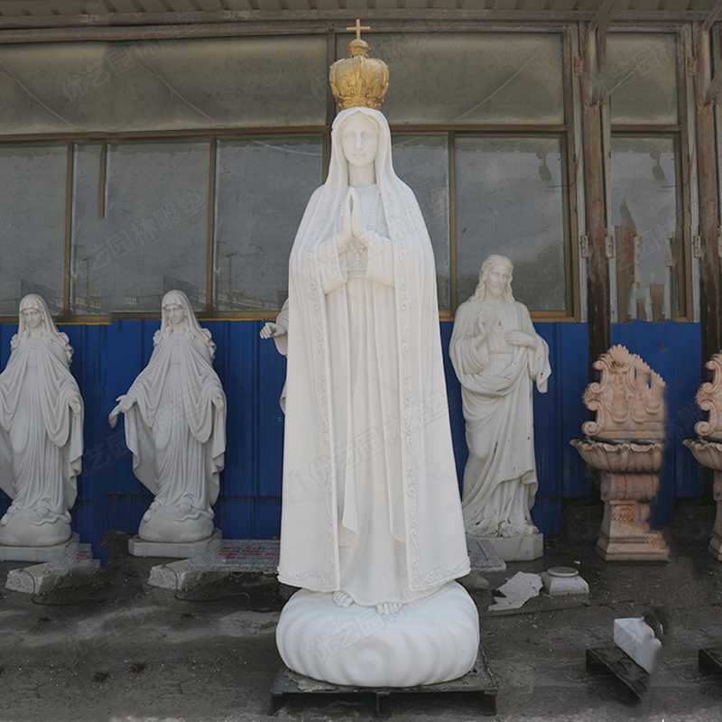 法蒂玛圣母雕像，汉白玉法蒂玛圣母