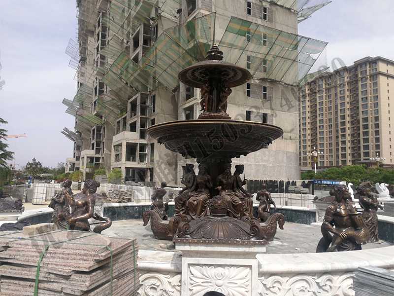 铜喷泉