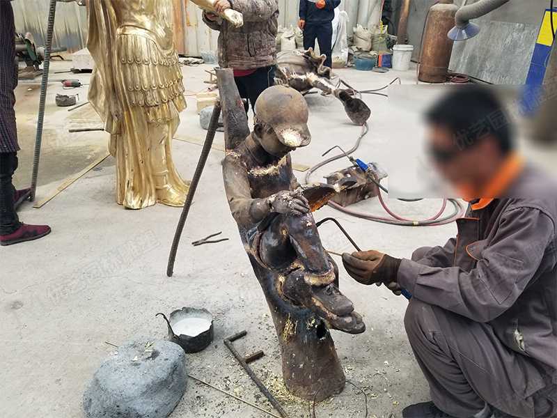 铸铜雕塑艺术,铜雕塑铸造